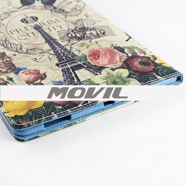 NP-2110 Elegante funda de cuero pu para ipad mini-4